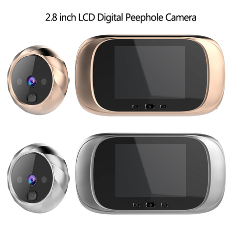 2.8 inch LCD Color Screen Digital Doorbell 90 Degree Door Eye Doorbell Electronic Peephole Door Camera Viewer Outdoor Door Bell ► Photo 1/6