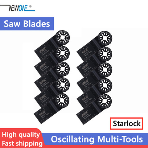 NEWONE 32mm HCS E-cut Starlock Saw Blades for Starlock System Oscillating Multi-Tools STARLOCK Electric Trimmer cutting wood ► Photo 1/6