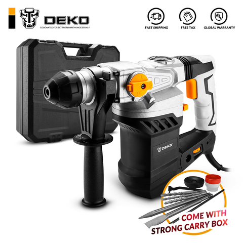 DEKO DKRH32LD1 Multifunctional Impact Rotary Hammer 2000W 220V with BMC and Accessories Electric Demolition Hammer ► Photo 1/6