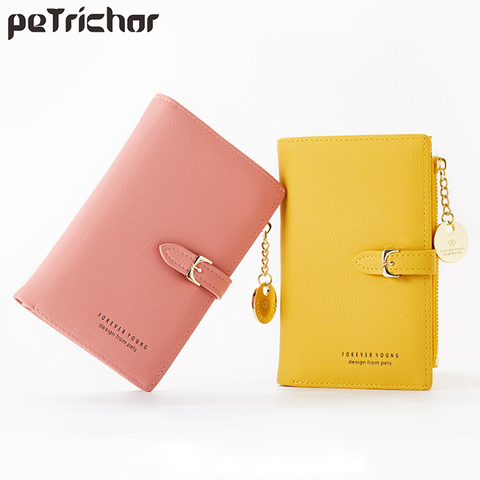 Luxury Leather Short Women Wallet Many Department Ladies Small Clutch Money Coin Card Holders Purse Slim Female Wallets Cartera ► Photo 1/6