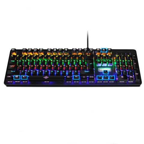 Deepfox Mechanical Gaming Keyboard 104 Keys Blue Switch Illuminate Backlight Backlit Anti-ghosting LED Keyboard ► Photo 1/6