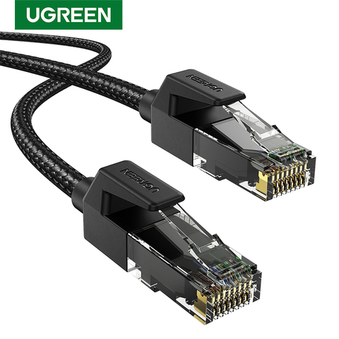 UGREEN Ethernet Cable CAT6 Durable Nylon Braided RJ45 Cable Ethernet For PS 4 Laptops Router Gatos CATS 6 RJ 45 Lan Cable RJ45 ► Photo 1/6