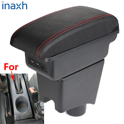 For Renault Sandero Armrest For Lada LARGUS Car Armrest box 2013-2014 Center Storage box car accessories Interior USB ► Photo 1/6