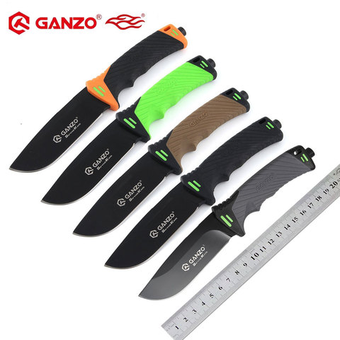 Firebird Ganzo G8012 7cr17mov blade ABS Handle Fixed blade knife Survival knife Camping tool Hunting Knife tactical outdoor tool ► Photo 1/6