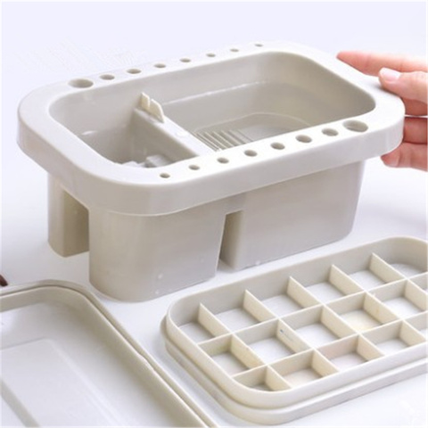 1Pcs Watercolor Palette Paint Tray DIY Craft Professional Art Painting Multi-function wash pen bucket Paint box ► Photo 1/5