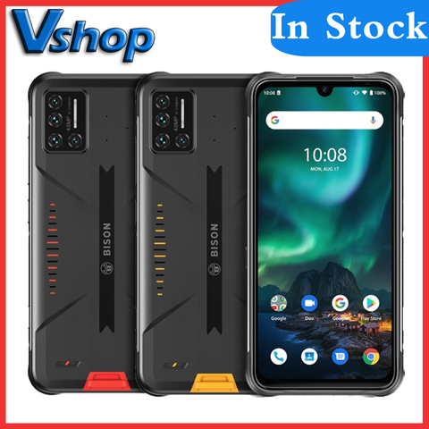 UMIDIGI BISON IP68/IP69K Waterproof Rugged Phone 48MP Matrix Quad Camera 6.3