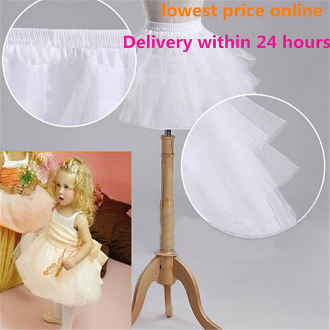 New Children Petticoats for Formal/Flower Girl Dress Hoopless Short Crinoline Little Girls/Kids/Child Underskirt ► Photo 1/5