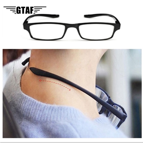 +1.0+1.5+2.0+2.5+3.0+3.5+4.0Comfy Ultralight Halter Reading Glasses Hanging Stretch Women&Men Anti-fatigue  Presbyopia UV400 ► Photo 1/6