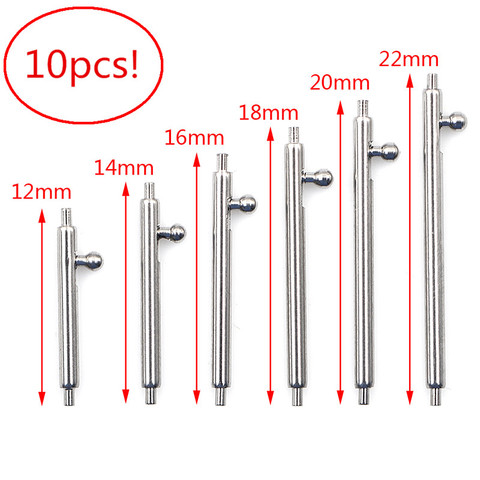 Quick Release Watch Band Single Switch Spring Bars 16mm 18mm 20mm 22mm 24mm Strap Link Pin Stainless Steel 10pcs ► Photo 1/6