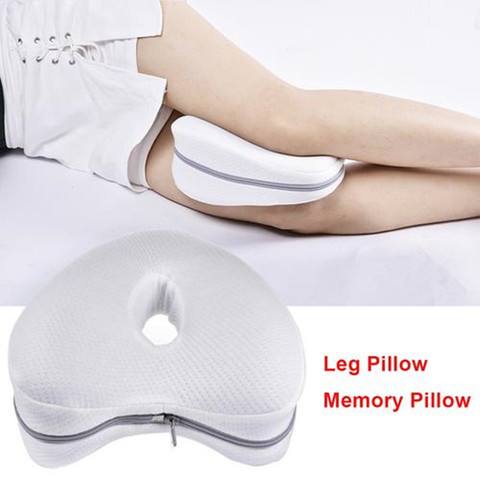 Orthopedic Pillow for Sleeping Memory Foam Leg Positioner Pillows Knee  Support Cushion between the Legs for Hip Pain Sciatica