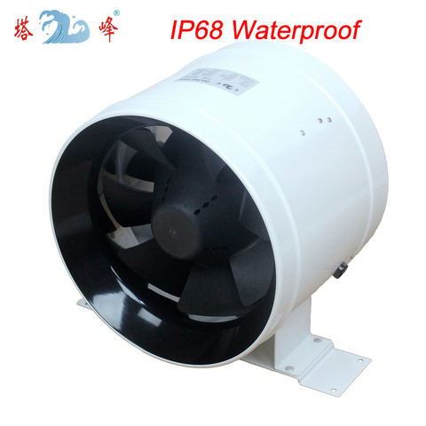 10 inch greenhouse inline duct fan blower water proofing large air flow fan outdoor ► Photo 1/3