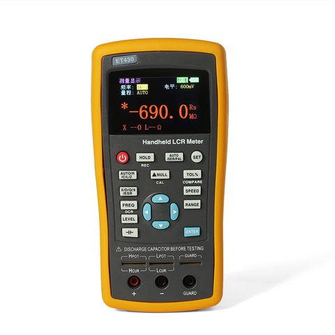 ET430 ET431 ET432 ET433 Multifunction Handheld LCR Digital Bridge Meter High Precision Capacitance Inductance Resistance Meter ► Photo 1/6