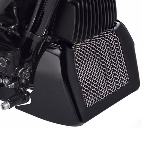 Motorcycle Gloss Black ABS Oil Cooler Cover For Harley Touring Electra Glide Road King Street Glide FLHR FLHRC 2017-2022 ► Photo 1/6