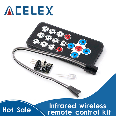 1LOT Infrared IR Wireless Remote Control Module Kits DIY Kit HX1838 For Arduino Raspberry Pi ► Photo 1/6