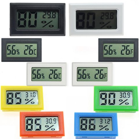 Lot Thermometer Indoor Digital LCD Hygrometer Temperature Humidity