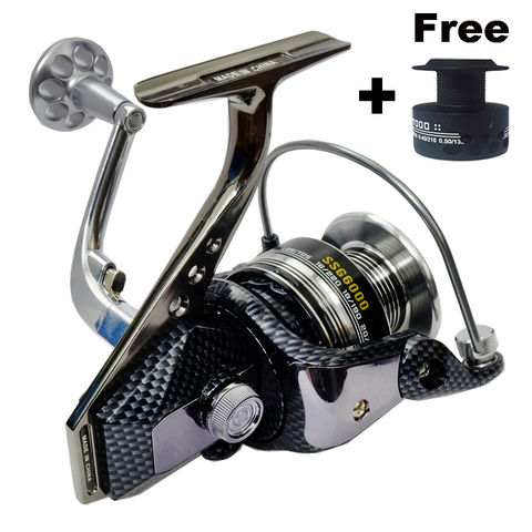 High quality Double Spool Fishing reel 17+1 BB  Spinning Reel Full Metal Handle Foot Spool High Speed Baitcasting Reel ► Photo 1/6