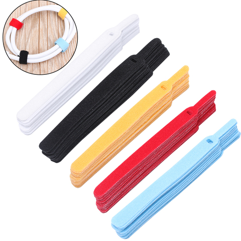 20Pcs Reusable Cable Organizer Earphone Mouse Wire Winder Magic Nylon Stickers Cable Ties Gadget Adhesive Strap Fastener Tape ► Photo 1/6