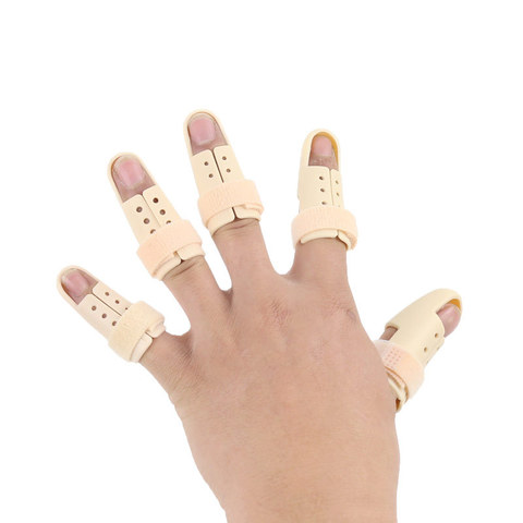 5Pcs/Lot Finger Splint Support Joint Arthritis Corrector Pedicure Finger Brace Protector Straightener Splint Posture Correction ► Photo 1/6