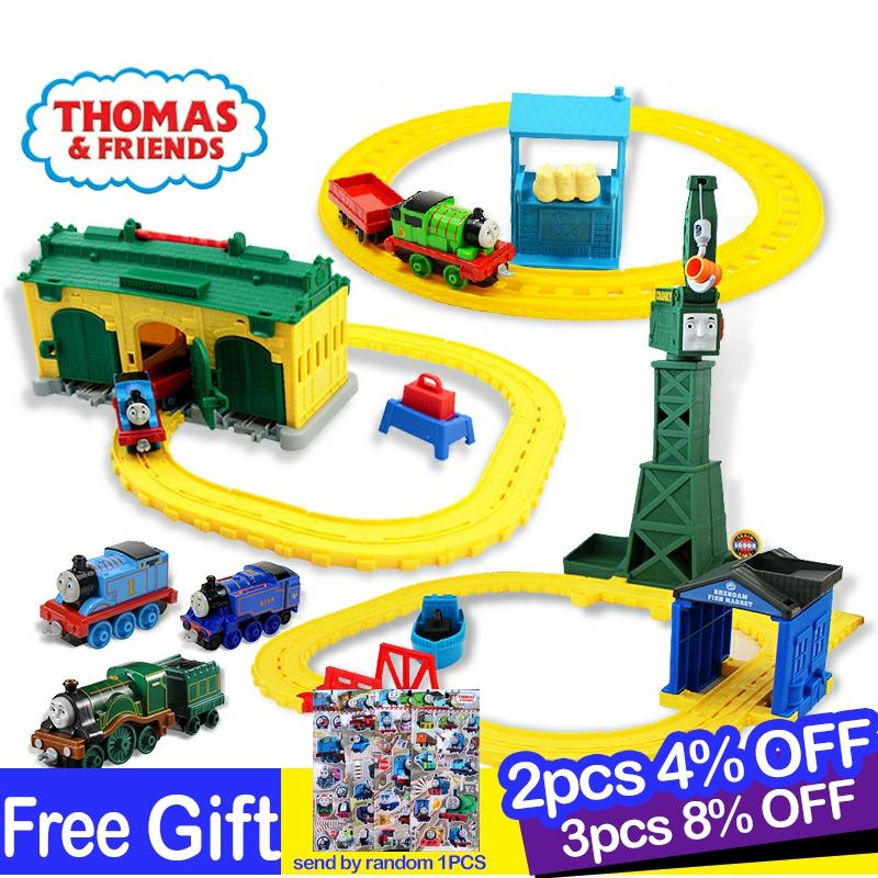 Thomas Train Series Construction Toy Vehicles Magnetic Cars FIT Kids Toys 3Pcs 