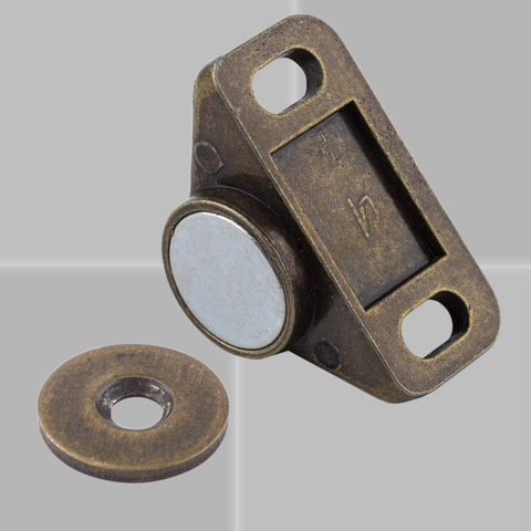 furniture fittings zinc alloy rustic bronze effect strong magnets furniture door super powerful neodymium magnet latch ► Photo 1/3