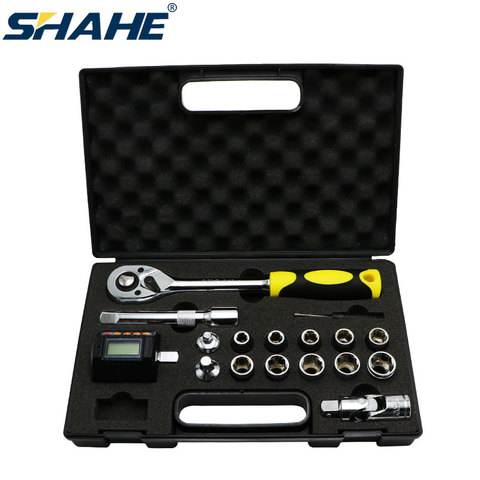 SHAHE Preset Torque Wrench 1/2  Drive Torque Wrench Adapter Socket adapter set Car Bike Repair Hand Tools ► Photo 1/6