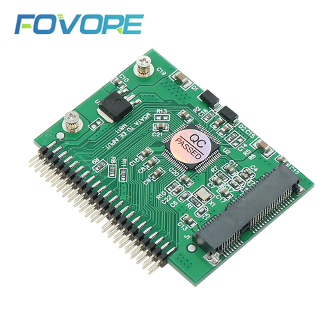 mini PCI-e msata 1.8 SSD to 2.5 IDE inch HDD Hard Drive 3.3V 44pin Card PCI E express sata Converter Adapter For Laptop PC ► Photo 1/4