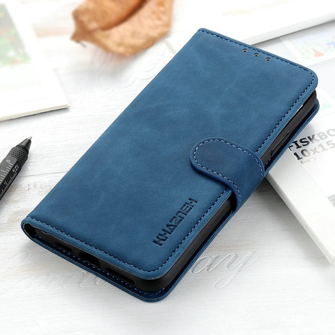 Retro Leather Flip Case for OPPO A15 A15S Case OPPO AX7 A7 A5S A52 A53 S A53S A91 A31 A9 2022 A5 A12 A72 Wallet Cover Shockproof ► Photo 1/6