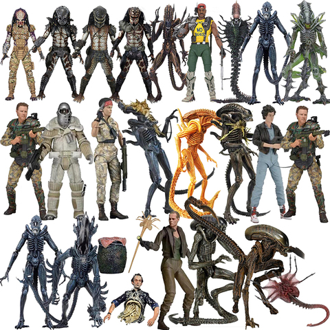 Predator Figure Alien Figure Celtic Masked Scar Predator Shaman Snake Guardian City Hunter Snake Mantis Xenomorph Neca Aliens ► Photo 1/5