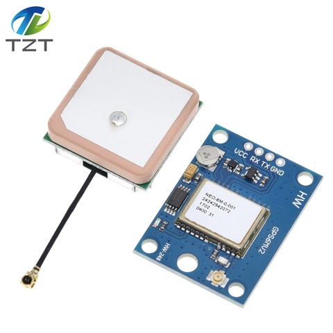 NEO-6M GPS Module GY-GPS6MV2 NEO6MV2 Buit-in EEPROM APM2.5 Antenna 3V-5V RS232 TTL Board for Arduino Flight Control ► Photo 1/4