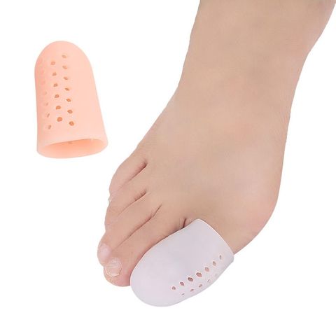 2Pcs Foot Care Tool Silicone Gel Toe Separators Stretchers Toe Tube Corns Blisters Protector Gel Bunion Toe Finger Protection ► Photo 1/6