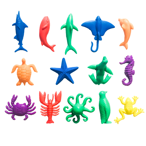 baby toys montessori learning  figures  Imitate toys of  marine organism sea animals like penguin dolphin shark turtle octopus ► Photo 1/6