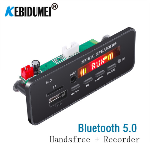 Car Bluetooth Radio Handsfree Mp3 decoder Board Panel Wireless FM Module TF Card 3.5mm USB AUX Music adapter for Toyota yatu ► Photo 1/6