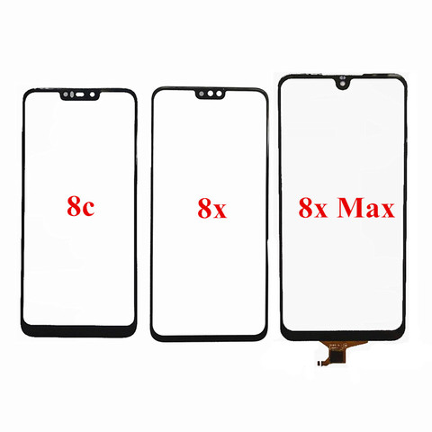 Touch Screen Glass Panel Digitizer Sensor Front Glass Panel Repair Parts For Huawei Honor 8c 8x Max ► Photo 1/1