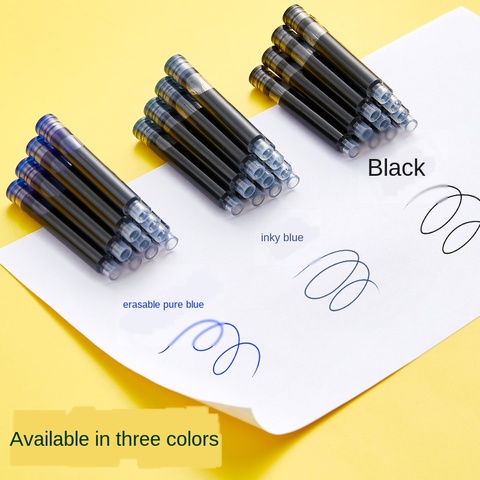 Black / Blue 30 Pieces Hongdian Black Fountain Pen Ink Cartridges 3.4mm Diameter for HongDian Ink Pen / Wing Sung Pens ► Photo 1/4