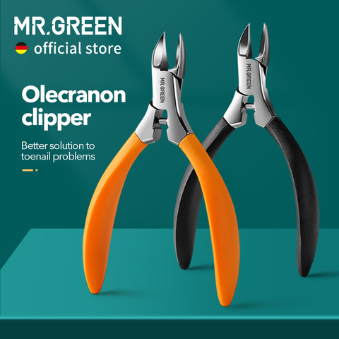 MR.GREEN ingrown Nail Clippers Toenail Cutter Stainless Steel Pedicure Tools Thick Toe Nail Correction Deep Into Nail Grooves ► Photo 1/6