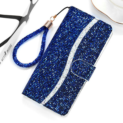 Shockproof Case Bling Glitter Flip Cover for Xiaomi Redmi Note 9S Case Redmi Note 8 Pro 9 Pro Max 8T 7S 9 S 8 T T8 Wallet Funda ► Photo 1/6