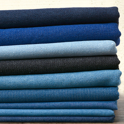 100% Cotton Denim fabric Jeans Washing Cloth Jacket Shirts dress Thick Denim Summer Thin DIY patchwork fabric quilting sewing ► Photo 1/6