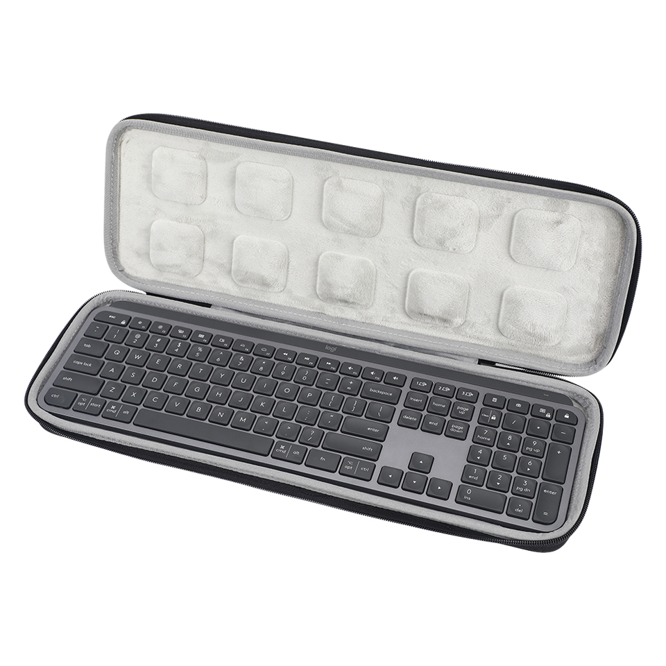 Hard Case for Logitech MX Keys Advanced Wireless Illuminated Keyboard Travel Carrying Protective