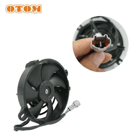 OTOM Universal Motorcycle Radiator Cooling Fan Oil Cooler Water Cooler Electric Fan 4inch 5inch For All Dirt Bike Motocross ATV ► Photo 1/6