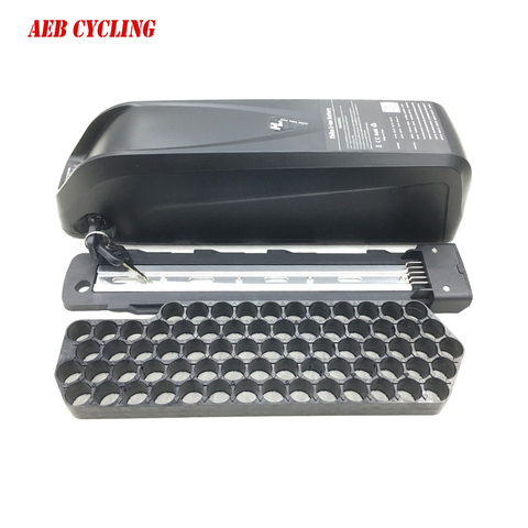 Free shipping 52V 48V 36V jumbo shark HaiLong G70 70Pcs  G80 80Pcs 18650 cells downtube E-bike Electric bike battery box case ► Photo 1/6