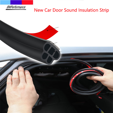 Car Door Rubber Seal Strip Sound Insulation Weatherstrip For Bmw E36 E46 E90 E91 E92 E93 E81 E82 E87 E88 E34 E39 E60 E61 E84 E83 ► Photo 1/6