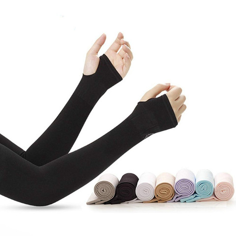 1pair Arm Sleeves Warmers Sports Sleeve Sun UV Protection Hand Cover Cooling Warmer Running Fishing Cycling Ski mangas para ► Photo 1/6