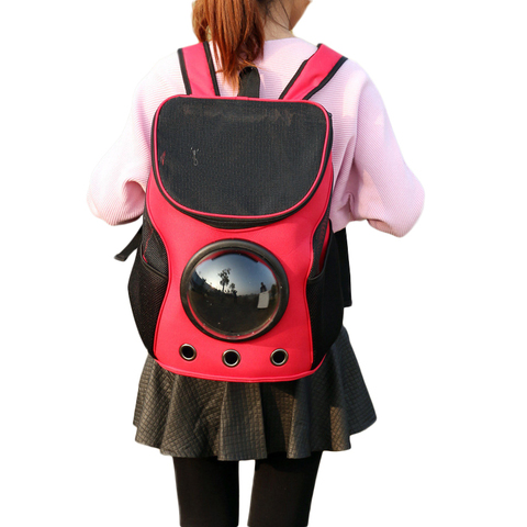 Cat Carrier Space Capsule Travel Pet Backpack Dog Bag For Cats Kitten Small Dogs puppy Portable Breathable Products Accessories ► Photo 1/6