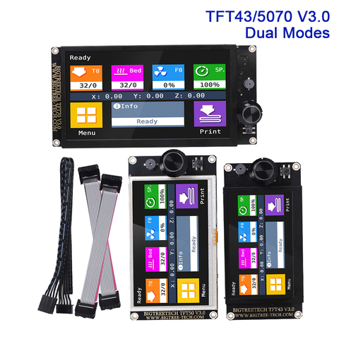 BIGTREETECH TFT43 TFT50 TFT70 V3.0 Touch Screen Display WIFI For SKR V1.3 V1.4 MINI E3 ender 3 3D Printer Parts MKS TFT35 E3 V3 ► Photo 1/6