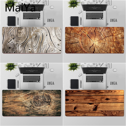 Maiya beautiful wood textures Keyboards Mat Rubber Gaming mousepad Desk Mat Free Shipping Large Mouse Pad Keyboards Mat ► Photo 1/6