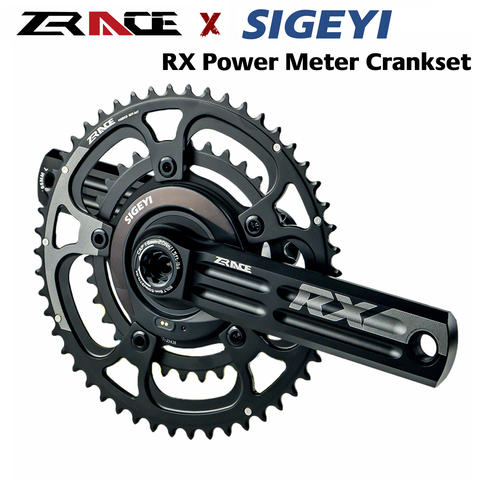 ZRACE x SIGEYI RX Power Meter Crankset 2 x 10 / 11 / 12 Speed Chainset, Power crank DUB Bottom bracket BB29 ► Photo 1/6