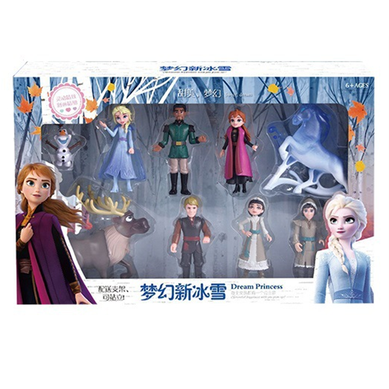 40CM-50CM Frozen Elsa Anna Princess Stuffed Plush Dolls Olaf Snow man  Snowman Deer Ice Toys