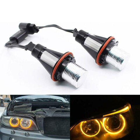 2PCS Angel Eyes Marker Light Bulbs Bright Headlights Replacement Car Accessory For BMW E39 E60 E63 E64 E53 5 6 7 X3 X5 ► Photo 1/6