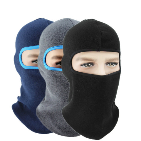 Winter Thermal Fleece Balaclava Full Face Mask Warmer Motorcycle Cycling Hood Liner Sports Ski Bike Bicycle Snowboard Shield Hat ► Photo 1/6