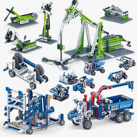 KAZI STEAM creator 3 IN 1 model building kits blocks constructor DIY truck Education simple power Machines sets technic power ► Photo 1/6